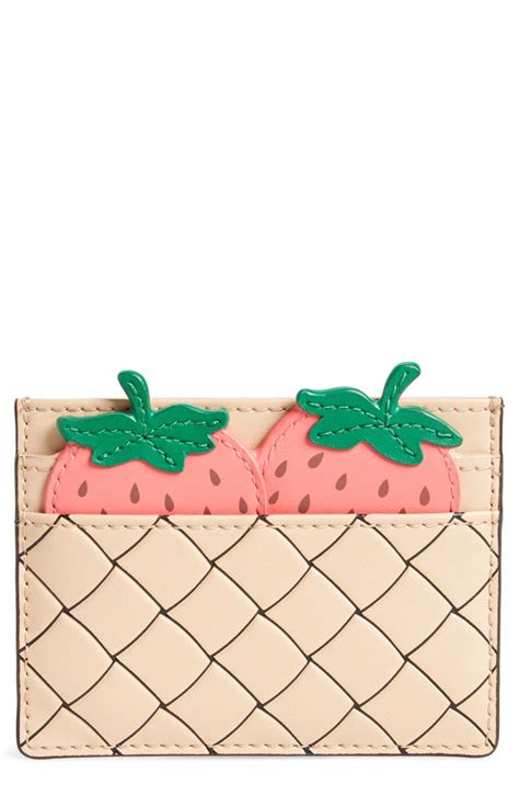 Kate Spade strawberry card holder